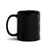 Breast Cancer Black Glossy Mug