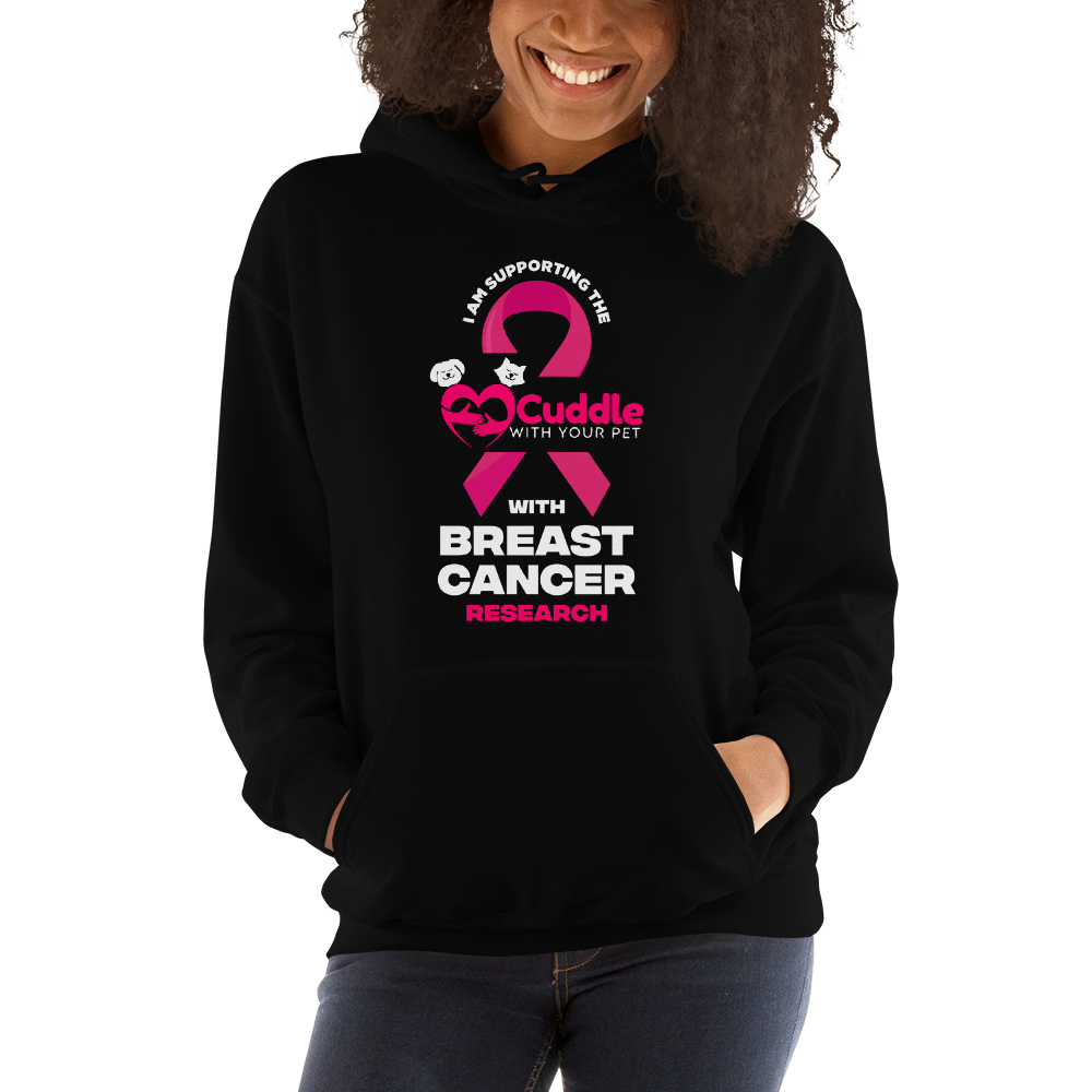 Breast Cancer Cuddle With Your Pet Unisex Hoodie