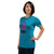 Breast Cancer Unisex t-shirt turquoise